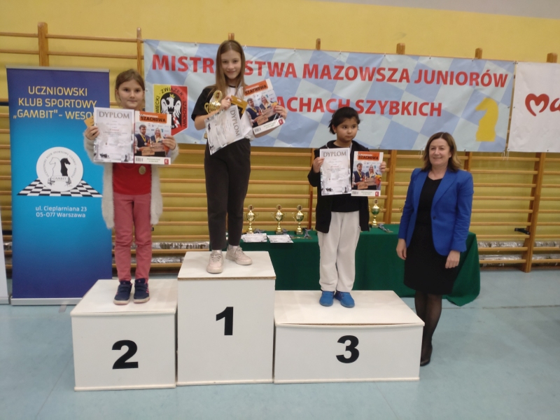 Szachowy sukces Uli Renn z klasy 4b