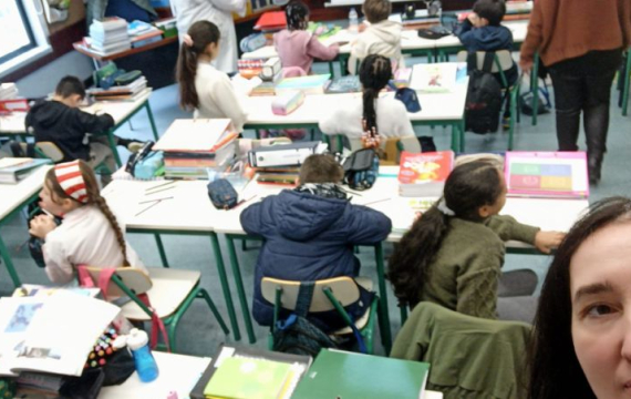 Z Pallottiego do Almady - p. Marzena Dąbrowska z wizytą w portugalskiej szkole